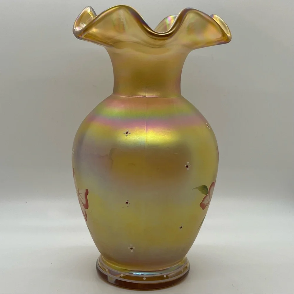 Vintage Fenton Iridescent Gold 